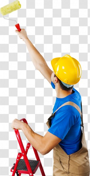 Painting House Painter And Decorator Photography Image - Construction Worker - Peintre Transparent PNG
