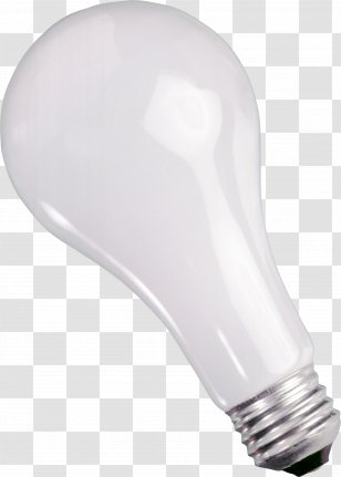 Incandescent Light Bulb LED Lamp Lighting Electric - Cartoon - Background Transparent PNG
