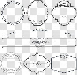 Line - White - Vector Dividing Transparent PNG