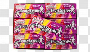 Chewing Gum Fruit Stripe Candy Bubble Zebra - 2018 Transparent PNG
