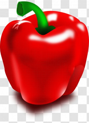 Natural Foods Pimiento Bell Pepper Food Red - Plant - Capsicum Vegetable Transparent PNG