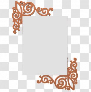 Mirror Glass Parede Furniture Picture Frames - Brown - Art Noveau Transparent PNG