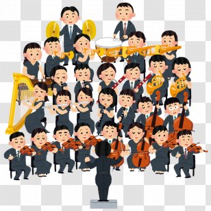 Orchestra InterpretaciÃ³ Musical Concert Conductor Ensemble - Flower - Silhouette Transparent PNG