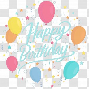 Happy Birthday Card - Greeting Note Cards - Sticker Polka Dot Transparent PNG