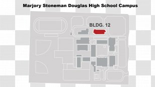 Marjory Stoneman Douglas High School Shooting Map - Diagram Transparent PNG
