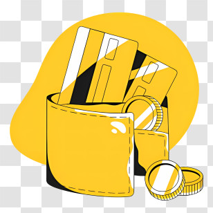Money - Wallet With Cards And Coins Transparent PNG