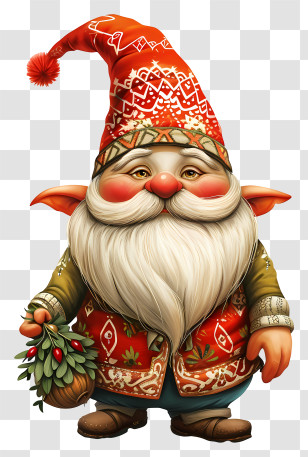 Orthodox New Year - Christmas Gnome Character Transparent PNG