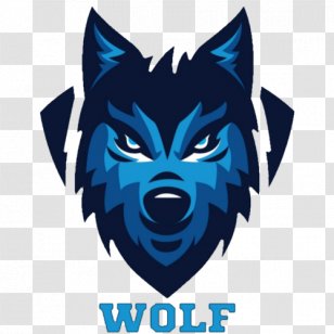 Gray Wolf Sports Team Logo - Snout Transparent PNG