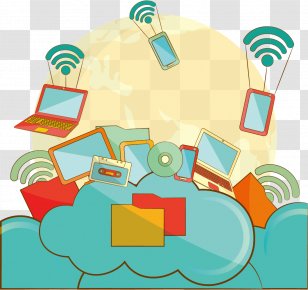 Cloud Computing Clip Art - Information - Vector Wi-Technology Transparent PNG