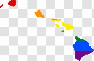 Hawaii Oahu Molokai Kahoolawe Map - Hawaiian Transparent PNG