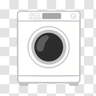 Cartoon - Washing Machine Icon Illustration Transparent PNG