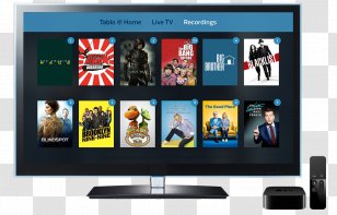 LED-backlit LCD Tablo Apple Digital Video Recorders Set-top Box - Media Transparent PNG