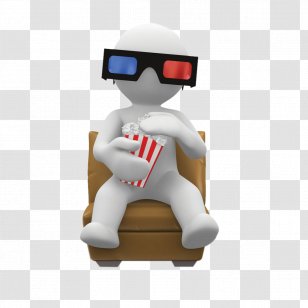 Popcorn Polarized 3D System Film Stock Photography Royalty-free - Movie Villain Transparent PNG