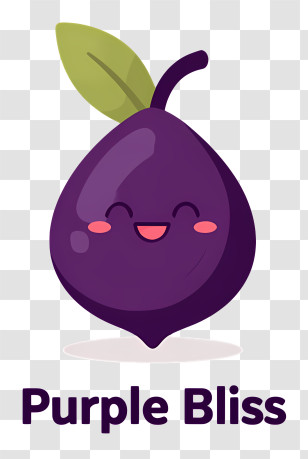 Purple Bliss Logo - Purple Bliss Plum Logo Transparent PNG