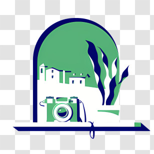 Art Background - Camera And Plants By The Window Transparent PNG
