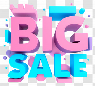 Big Sale - Big Sale Promotional Text Transparent PNG