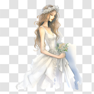 Wedding Dress
 - Beautiful Bride In Wedding Dress Transparent PNG