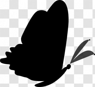 Clip Art Heart Silhouette M-095 - Moths And Butterflies Transparent PNG