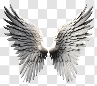 Realistic 3d Angel Wings - Heavenly Angel Wings Illustration Transparent PNG