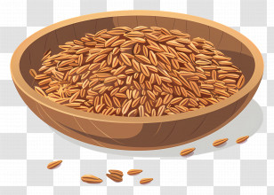 Cumin Seeds - Bowl Of Grains Transparent PNG