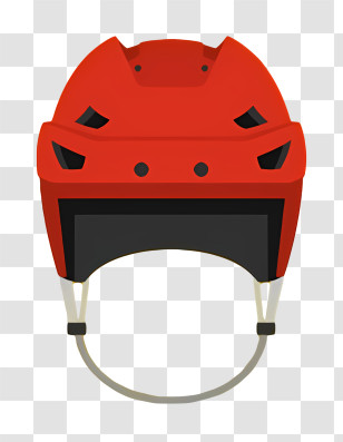 Art - Red Safety Helmet Transparent PNG