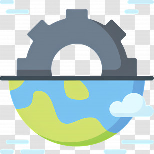 Sustainability - Earth Technology Icon Transparent PNG