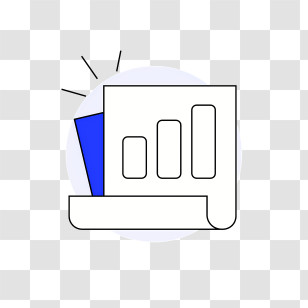 Food - Bar Chart Clipboard Doodle Illustration Transparent PNG