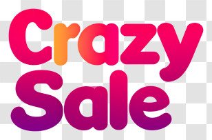 Crazy Sale - Crazy Sale Colorful Text Transparent PNG