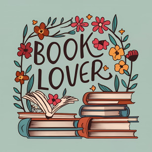 Book Lover - Book Lover Design With Floral DÃ©cor Transparent PNG