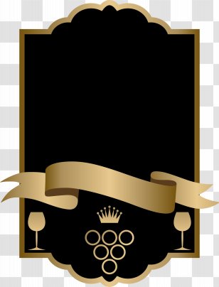 Gold Ribbon Vector Golden Label Transparent Png