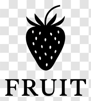 Strawberry Logo - Vintage Strawberry Fruit Icon Transparent PNG