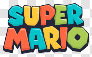 Super Mario Logo - Super Mario Logo Transparent PNG
