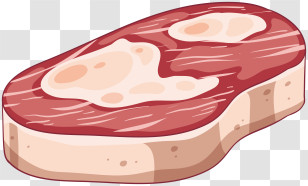 Raw Beef - Raw Steak Meat Illustration Transparent PNG