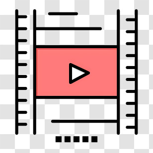 Modern Education Icon - Video Play Button Icon Transparent PNG