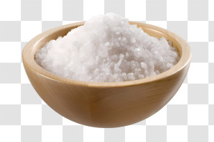 Salt - Bowl Of Natural Sea Salt Transparent PNG