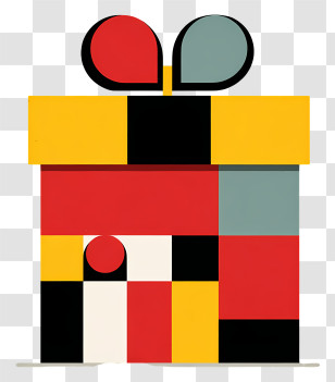 Christmas Gift - Colorful Gift Box Transparent PNG