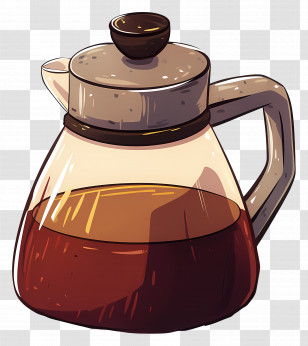 Coffee Pot - Coffee Pot Illustration Transparent PNG