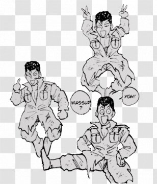 Kazuma Kuwabara Yusuke Urameshi Hiei Yu Hakusho Sketch - Heart Transparent PNG