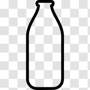 Clip Art Glass Bottle Plastic Illustration - Container - Milk Transparent PNG