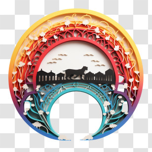 Rainbow Bridge Remembrance Day - Colorful Rainbow Bridge Art Transparent PNG