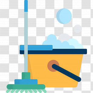 Cleaning Mop - Mop And Bucket For Cleaning Transparent PNG