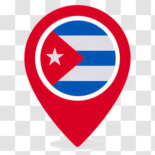 Cuba Flag - Cuba Flag Pin Design Transparent PNG
