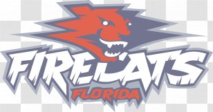Florida Firecats Logo Arena Football League - Pdf - Text Transparent PNG