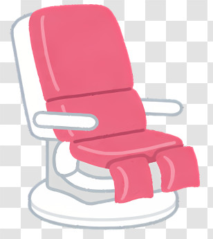 Icon - Comfortable Red Recliner Chair Transparent PNG