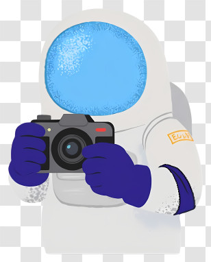 Astronaut - Astronaut Taking Photos Transparent PNG