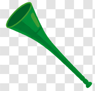 Sport Elements - Green Horn For Celebrations Transparent PNG