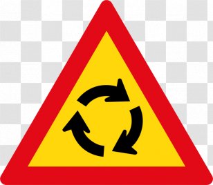 Warning Sign Traffic Road Risk - Speed Bump Transparent PNG