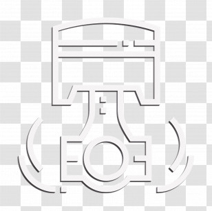 Motor Icon Car Service Icon Piston Icon Transparent PNG