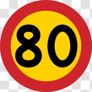 Traffic Sign Speed Limit Bicycle Signs - Bildtafel Der Verkehrszeichen In Schweden Transparent PNG
