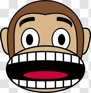 Monkey Ape Emoji Japanese Macaque Clip Art - Annoyance - Angry Transparent PNG